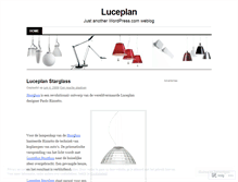 Tablet Screenshot of luceplan.wordpress.com