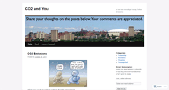 Desktop Screenshot of co2andyou.wordpress.com