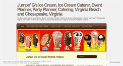 Desktop Screenshot of icecreameventcompany.wordpress.com