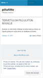 Mobile Screenshot of pilluliitto.wordpress.com