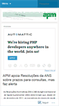 Mobile Screenshot of apmbauru.wordpress.com
