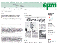 Tablet Screenshot of apmbauru.wordpress.com