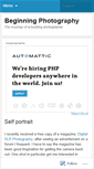 Mobile Screenshot of beginningphotography.wordpress.com