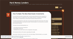 Desktop Screenshot of dohardmoneylenders.wordpress.com