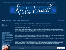 Tablet Screenshot of kristin17weisell.wordpress.com