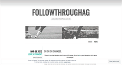 Desktop Screenshot of followthroughag.wordpress.com