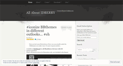 Desktop Screenshot of idberry.wordpress.com