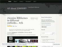 Tablet Screenshot of idberry.wordpress.com