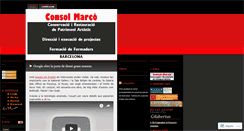 Desktop Screenshot of consolmarco.wordpress.com