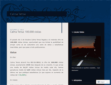 Tablet Screenshot of calmatensa.wordpress.com