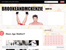 Tablet Screenshot of brookeandmckenzie.wordpress.com