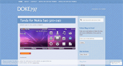 Desktop Screenshot of doke797.wordpress.com