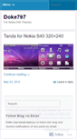 Mobile Screenshot of doke797.wordpress.com