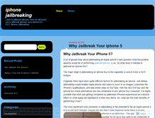 Tablet Screenshot of howtoiphonejailbreak.wordpress.com