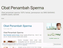 Tablet Screenshot of obatpenambahsperma04.wordpress.com