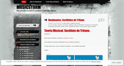 Desktop Screenshot of musicstorm.wordpress.com