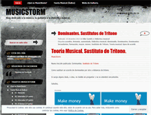 Tablet Screenshot of musicstorm.wordpress.com