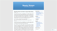 Desktop Screenshot of beautywomen1.wordpress.com