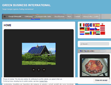 Tablet Screenshot of greenbusinessinternational.wordpress.com