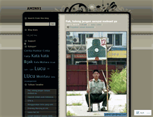 Tablet Screenshot of amin91.wordpress.com