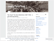 Tablet Screenshot of haughleyhistoryforum.wordpress.com