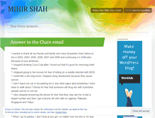 Tablet Screenshot of mihirshah.wordpress.com