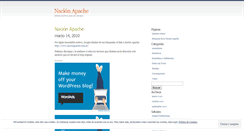 Desktop Screenshot of nacionapache.wordpress.com