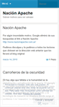 Mobile Screenshot of nacionapache.wordpress.com