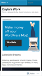 Mobile Screenshot of caylaphotography.wordpress.com