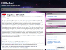 Tablet Screenshot of dudesandroid.wordpress.com