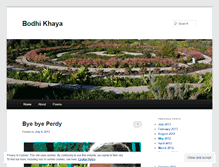 Tablet Screenshot of bodhikhaya.wordpress.com
