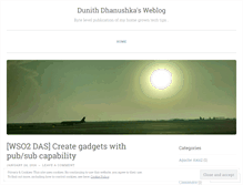 Tablet Screenshot of dunithd.wordpress.com