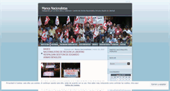 Desktop Screenshot of manosnacionalistas.wordpress.com