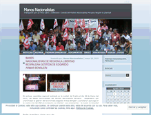 Tablet Screenshot of manosnacionalistas.wordpress.com