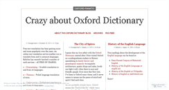 Desktop Screenshot of oxforddictionary.wordpress.com