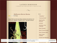 Tablet Screenshot of laydenrobinson.wordpress.com