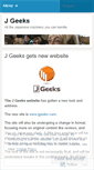 Mobile Screenshot of japangeeks.wordpress.com