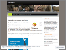 Tablet Screenshot of japangeeks.wordpress.com