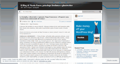 Desktop Screenshot of nicolafacco.wordpress.com