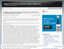 Tablet Screenshot of nicolafacco.wordpress.com