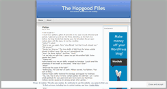 Desktop Screenshot of hopgood.wordpress.com