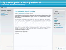 Tablet Screenshot of kelolauangsaya.wordpress.com