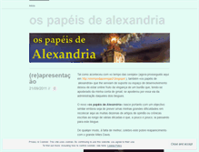 Tablet Screenshot of ospapeisdealexandria2.wordpress.com