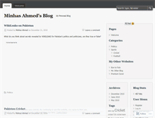Tablet Screenshot of minhasahmed.wordpress.com