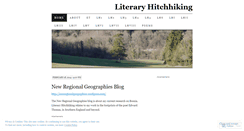 Desktop Screenshot of literaryhitchhiking.wordpress.com