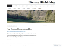 Tablet Screenshot of literaryhitchhiking.wordpress.com