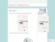 Tablet Screenshot of colorirdesenhos.wordpress.com