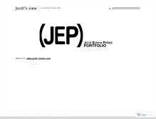 Tablet Screenshot of jordiesteve.wordpress.com