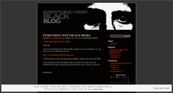 Desktop Screenshot of everythingwentblack.wordpress.com