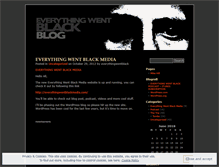 Tablet Screenshot of everythingwentblack.wordpress.com